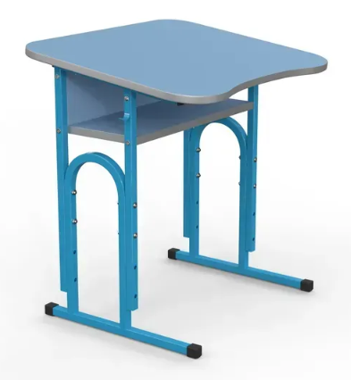 Стіл учнівський 05 №4-6/700х500 нахил без полиці МФ Вересень